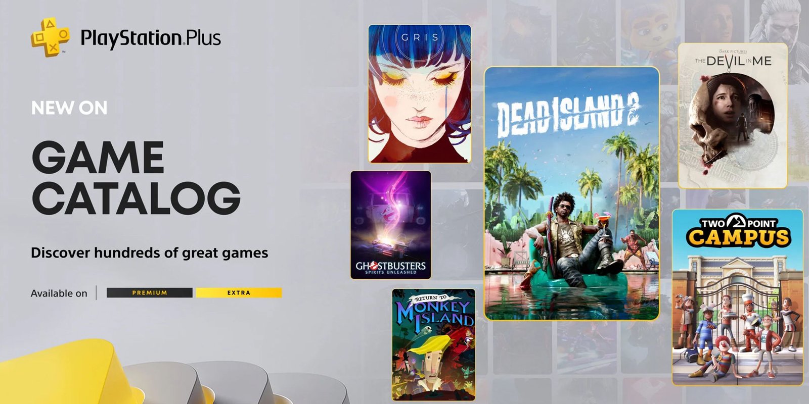 PlayStation Plus Game Catalog October 2024 lineup with Dead Island 2 and more games.