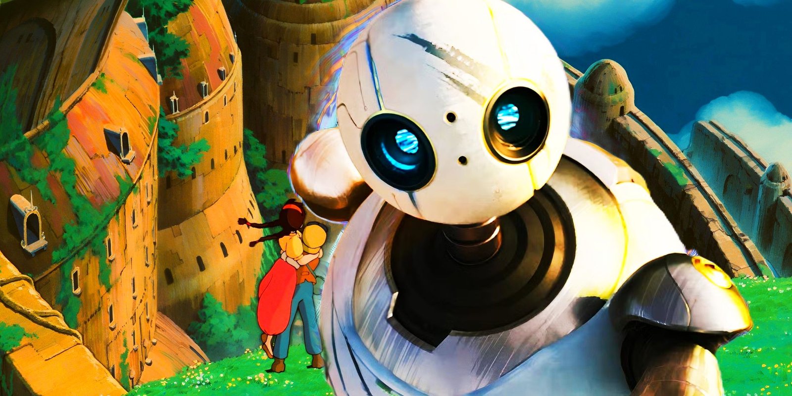 the wild robot and castle in the sky studio ghibli film