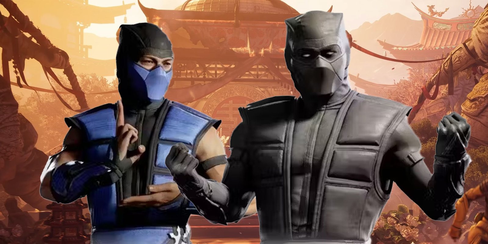 Mortal Kombat 1 - Khaos Reigns - Sub Zero and Noob Saibot in MK3 outfits