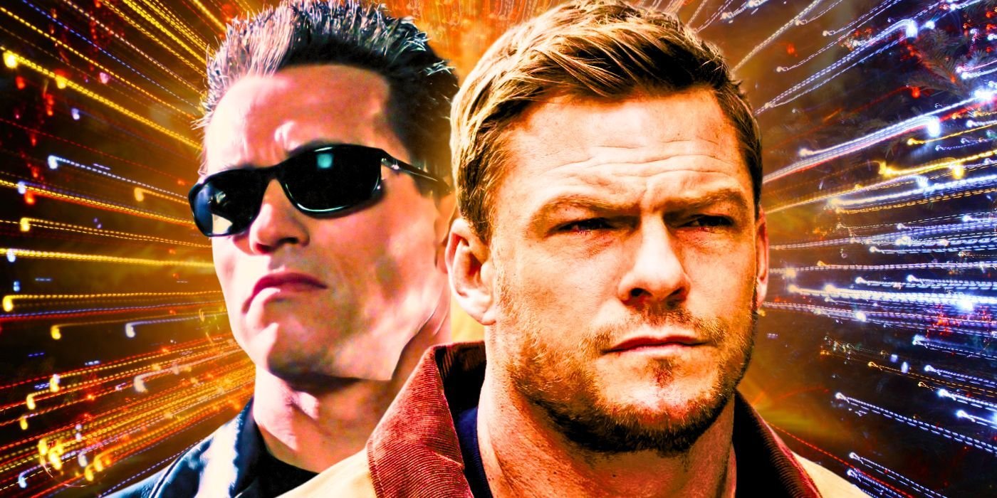 Terminator 2's Arnold Schwarzenegger with Reacher's Alan Ritchson