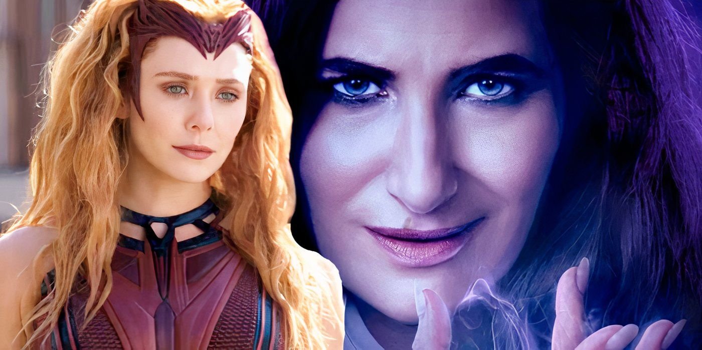 Scarlet Witch in WandaVision and Agatha from Agatha All Along