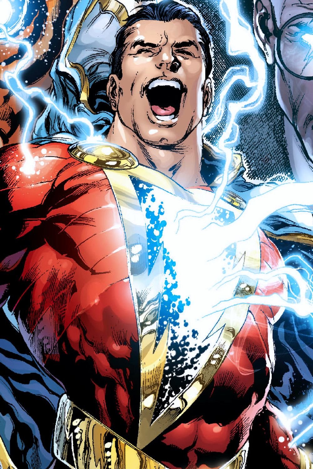 Shazam in Gary Frank New 52 Comic Art